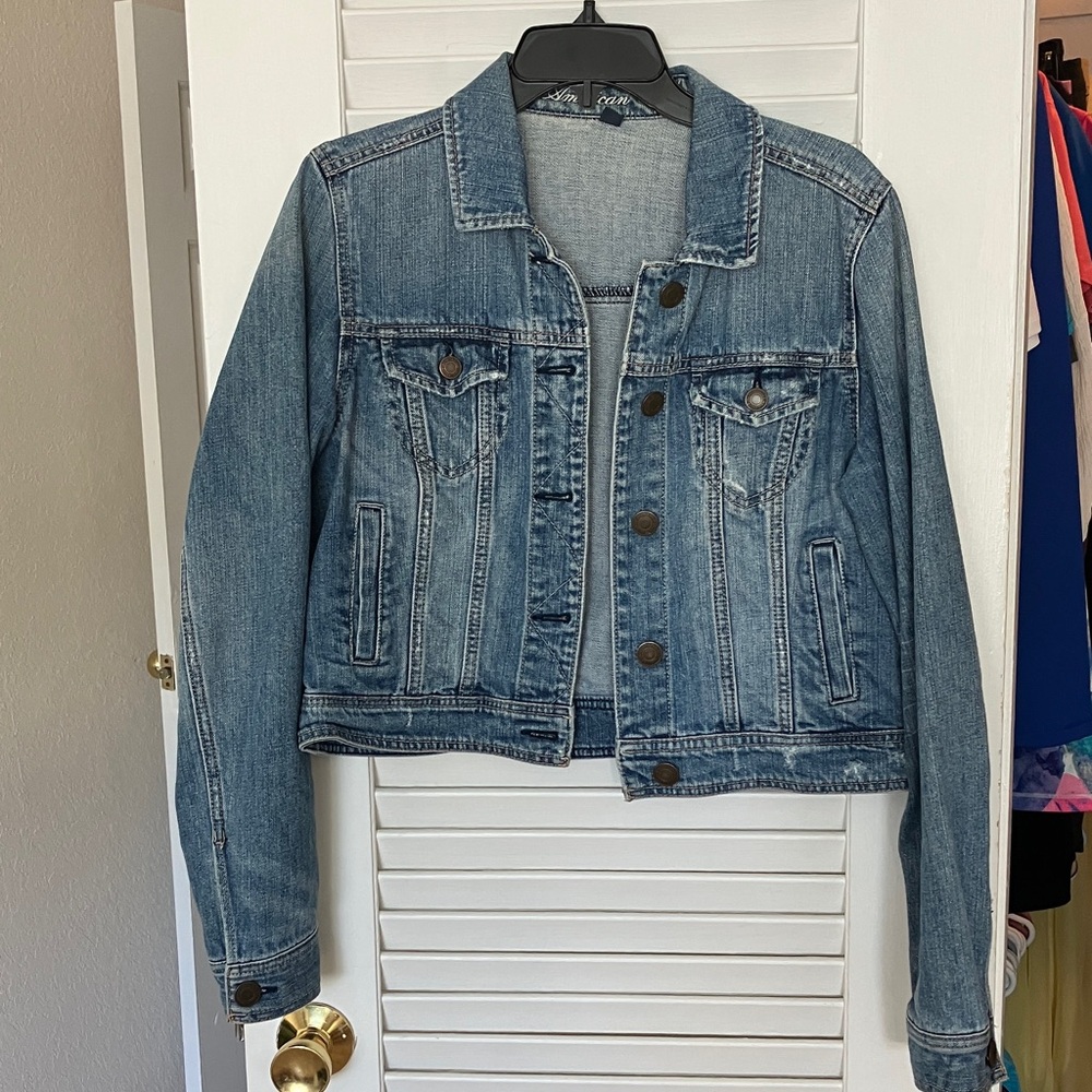 American Eagle Outfitters Blue Denim Jacket